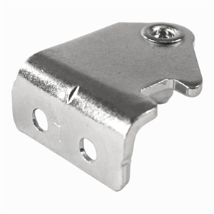 Metal hængsel nederst til venstre i køleskabsdør og fryser dør i kølefryseskab fra LG.