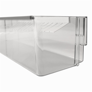 Flaskehylde i dør til køleskab og kølefryseskab fra Miele.