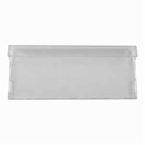 Skuffefront i transparent plast til fryseskab fra Beko.