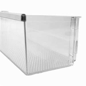 Nederste hylde i dør på køleskab og kølefryseskab fra Gram, Beko, Blomberg og andre mærker.