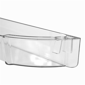 Smal dørhylde i bund af dør i køleskab fra Gorenje.