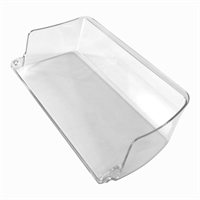 Transparent buet låg for plasthylde / smør/ægge hylde i køleskab fra Gorenje.