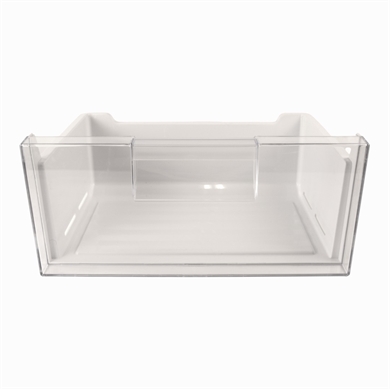 Skuffe i fryseskab fra Gram og Vestel.