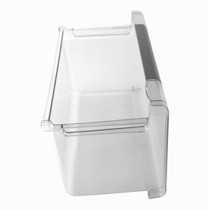 Skuffe på nederste plads i fryseskab fra Siemens og Bosch.