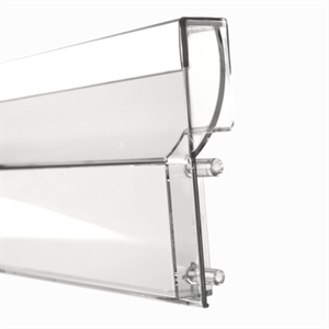 Front/vippeklap for hylde i fryseskab fra Vestfrost og andre mærker.