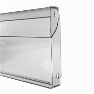 Transparent front til skuffe i fryser eller køle/fryseskab fra Siemens og Bosch.