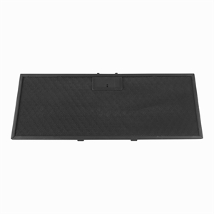 Sort fedtfilter i ramme til Eico E33 80 emhætter.