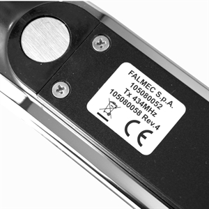 Fjernbetjening med display til emhætte fra Falmec.