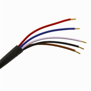 Knap panel med 5 trykknapper til emhætte fra Silverline.