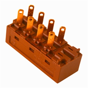 Kontakt til styring af sugestyrke i kontrol panel på Gorenje emhætte.