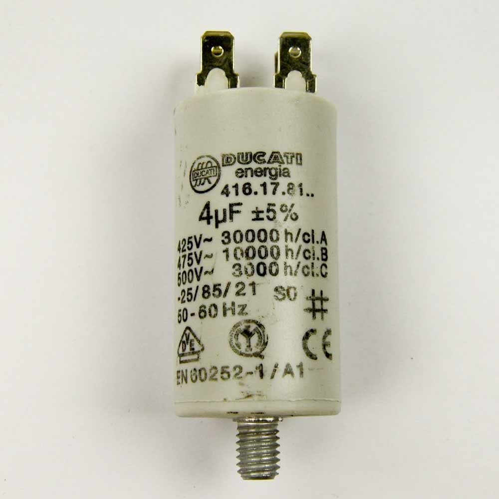 kond. 40/450 aarde - Motor Condensator, Spanning: 450 V aarde